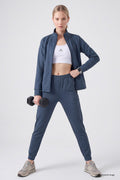 Petrol Slim Fit Kadın Eşofman Takım - 95357