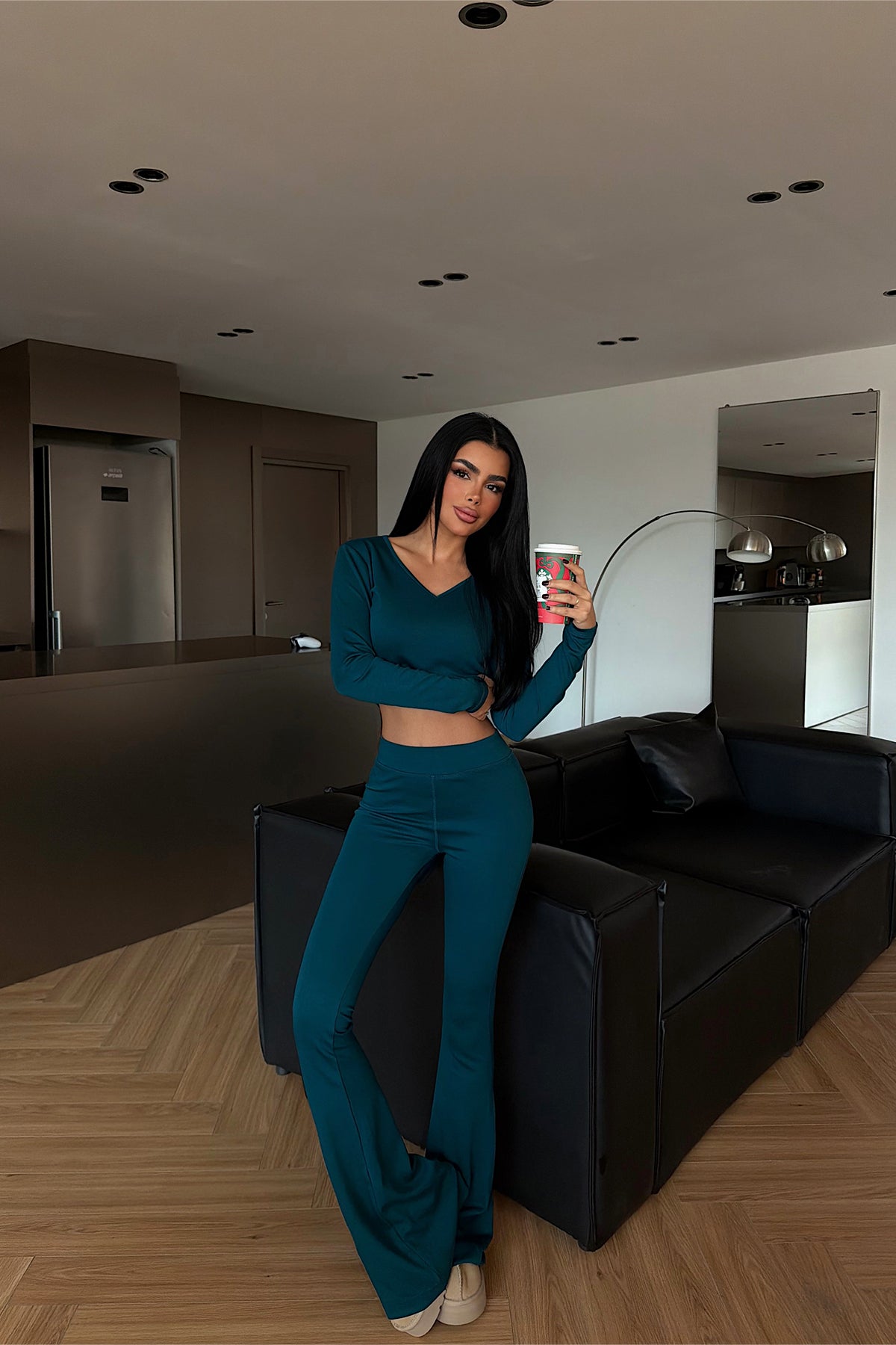 Petrol Yeşili Aesop takım ATE-4077