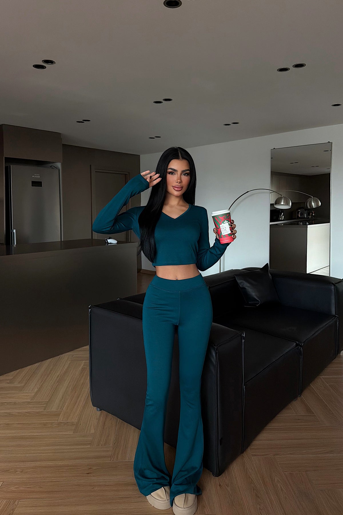 Petrol Yeşili Aesop takım ATE-4077