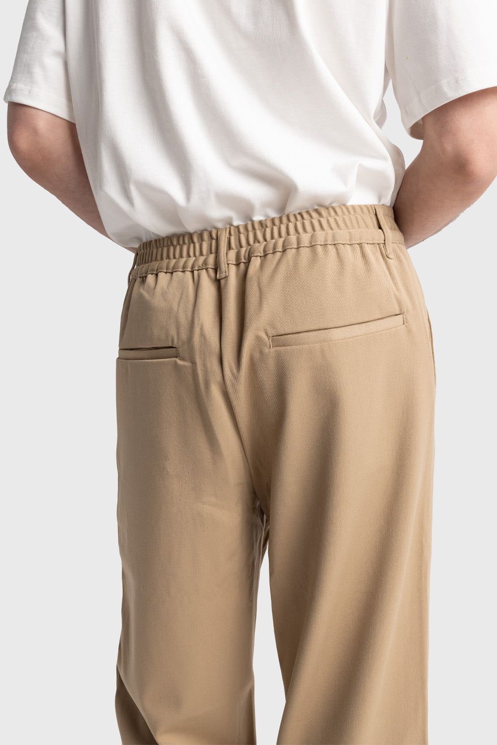 PİLİLİ DÖKÜMLÜ PANTOLON - TABA L