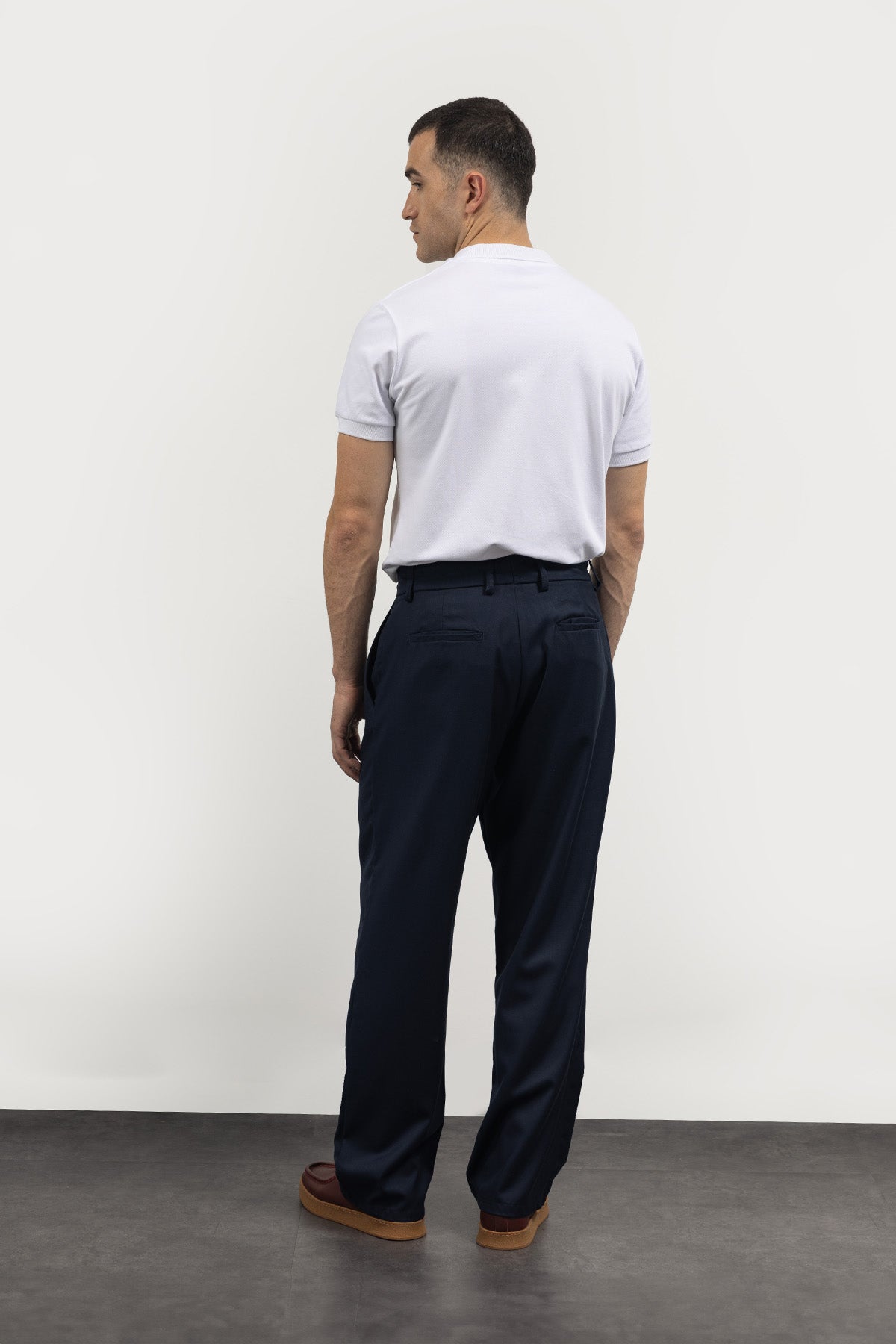 PİLİLİ PANTOLON - LACİVERT - LACİVERT M