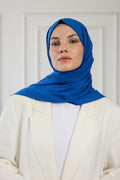 Pure Cotton Shawl - Indigo