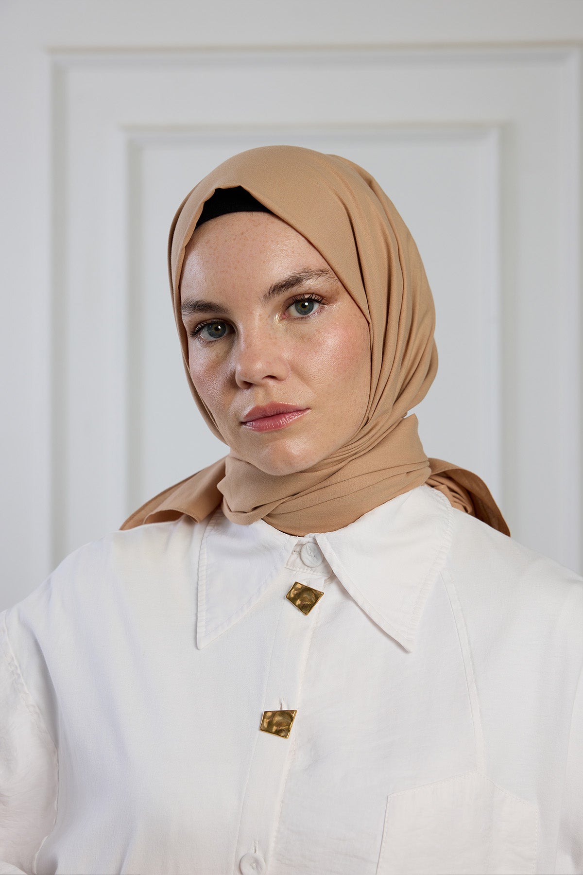 Pure Pamuk Şal - Latte