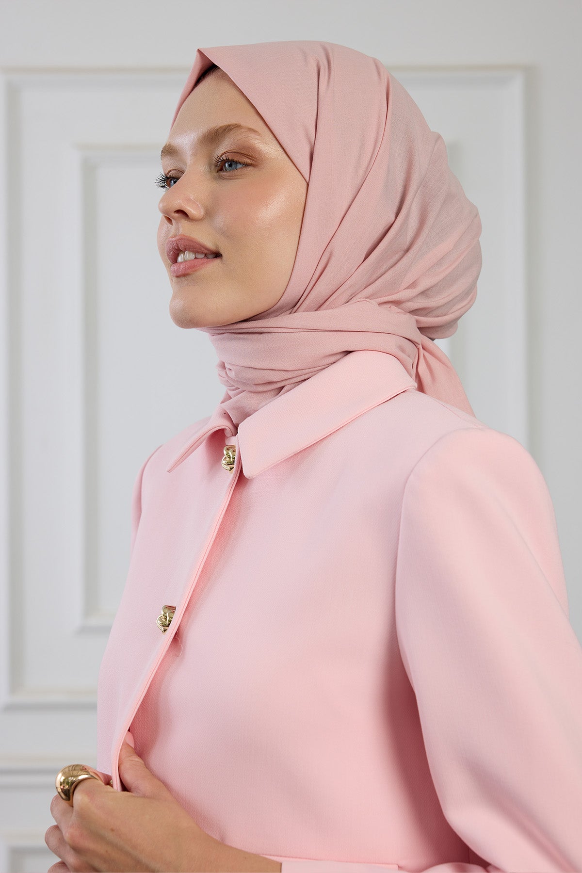 Pure Pamuk Şal - Soft Pembe