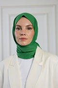 Pure Cotton Shawl - Green