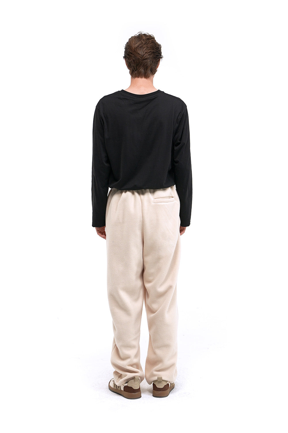 RAHAT KESİM POLAR PANTOLON - BEJ S