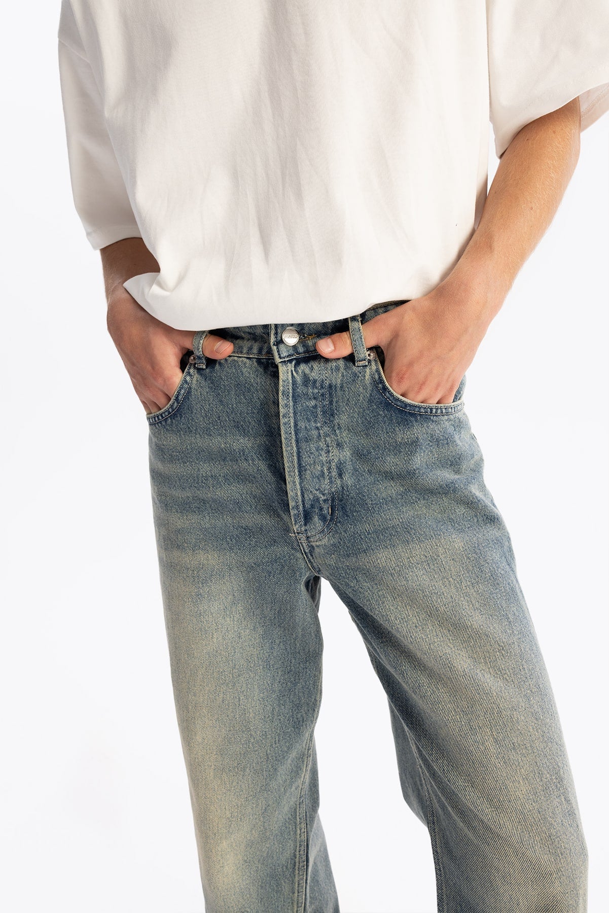 REGULAR FİT JEAN - KOYU MAVİ - KOYU MAVİ S