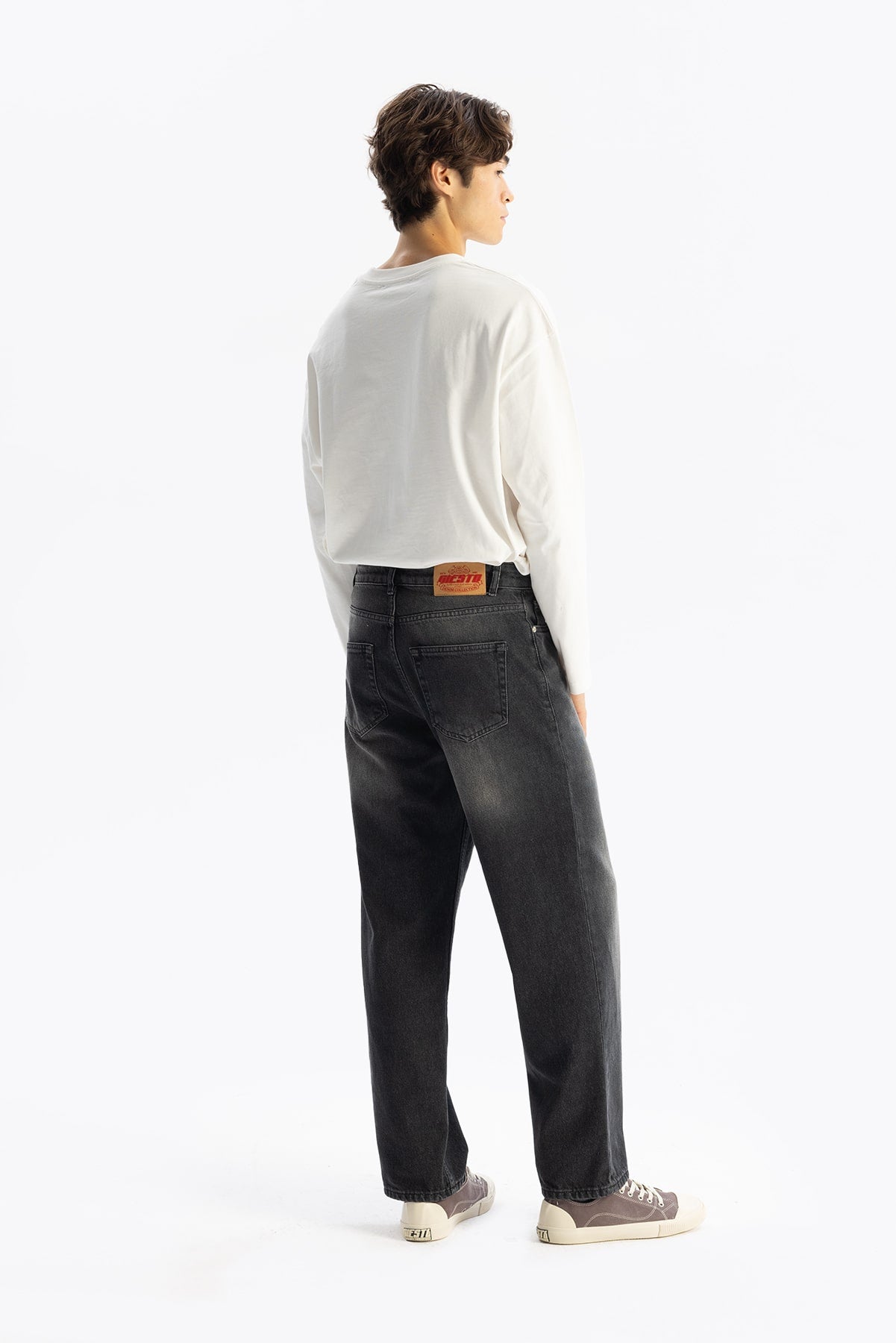 REGULAR FİT JEAN - SİYAH - SİYAH XL