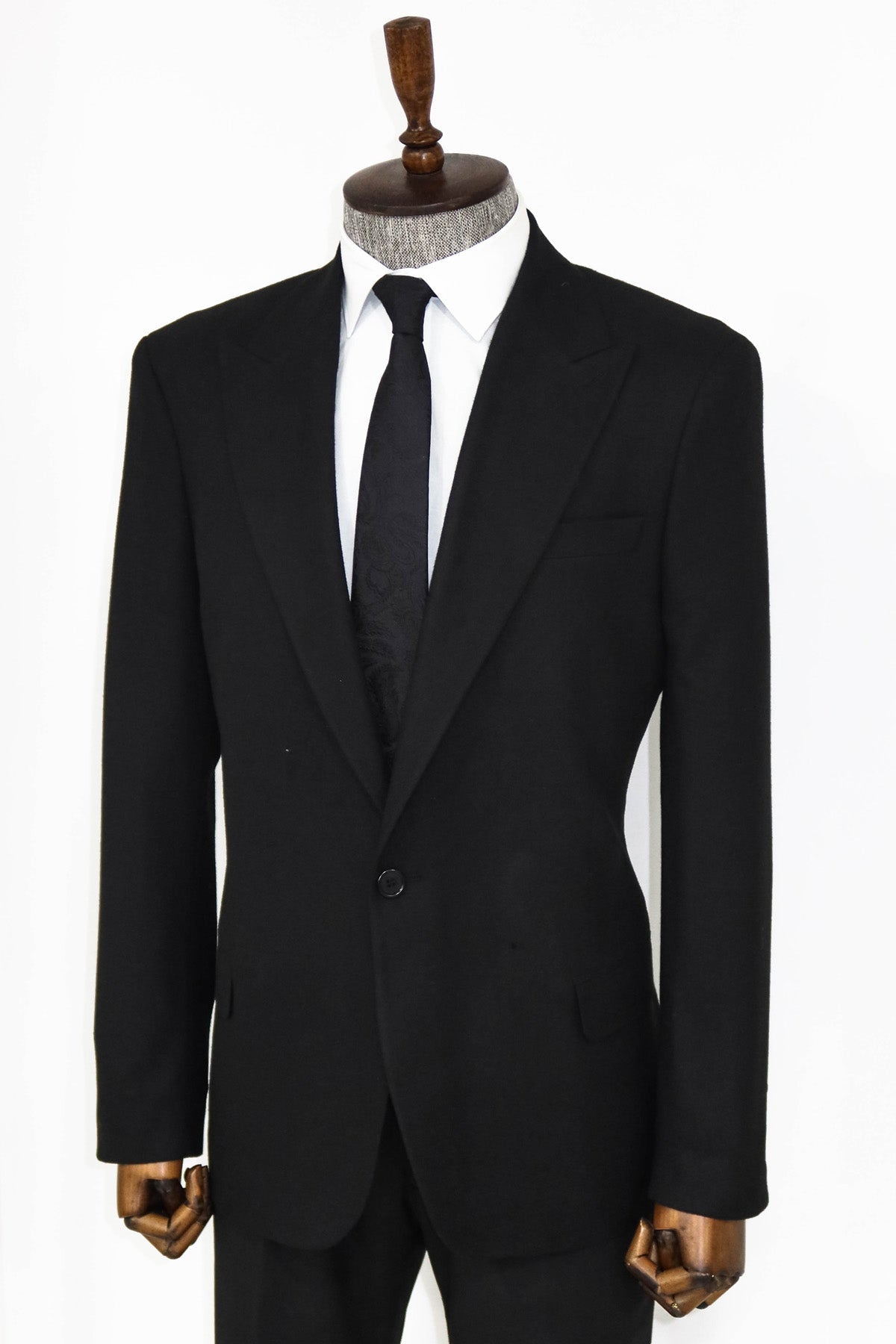 Desensiz Slim Fit Spor Siyah Erkek Ceket - Wessi