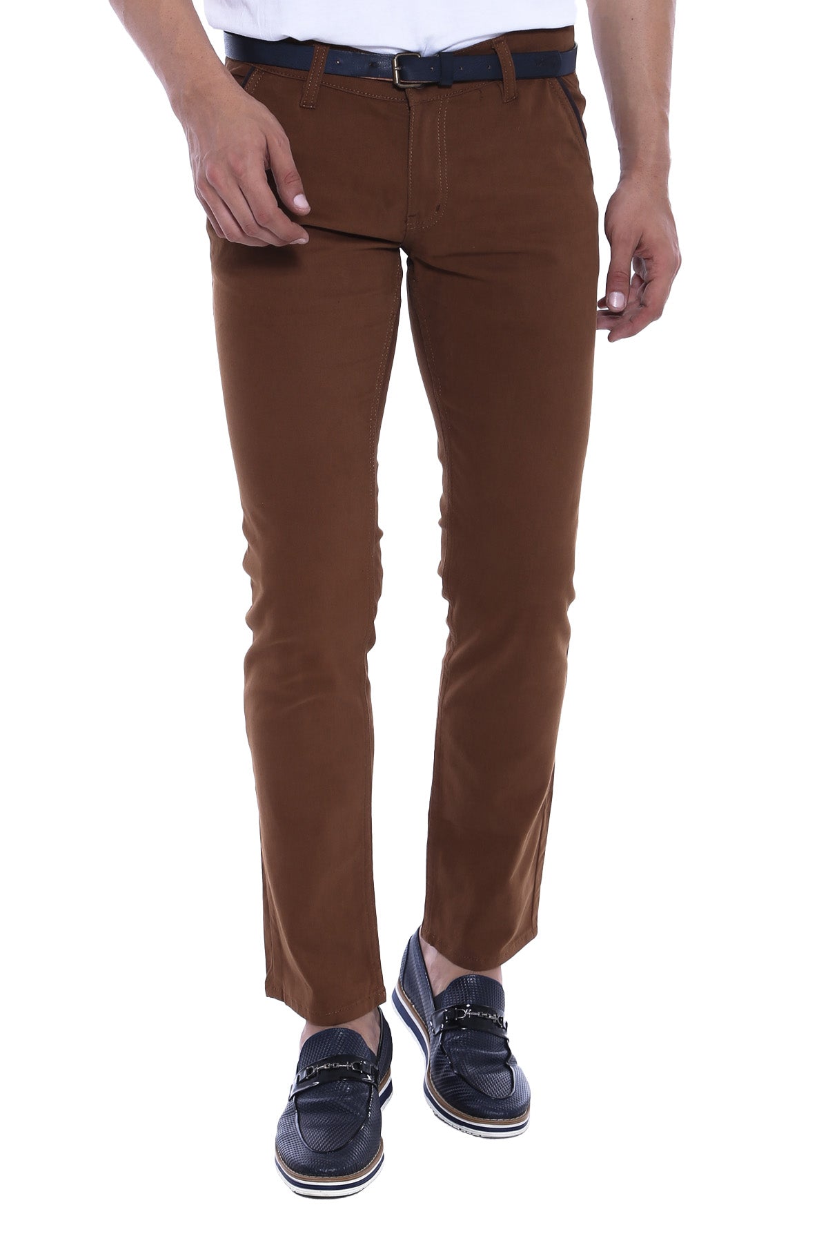 Gabardin Kahverengi Erkek Pantolon - Wessi