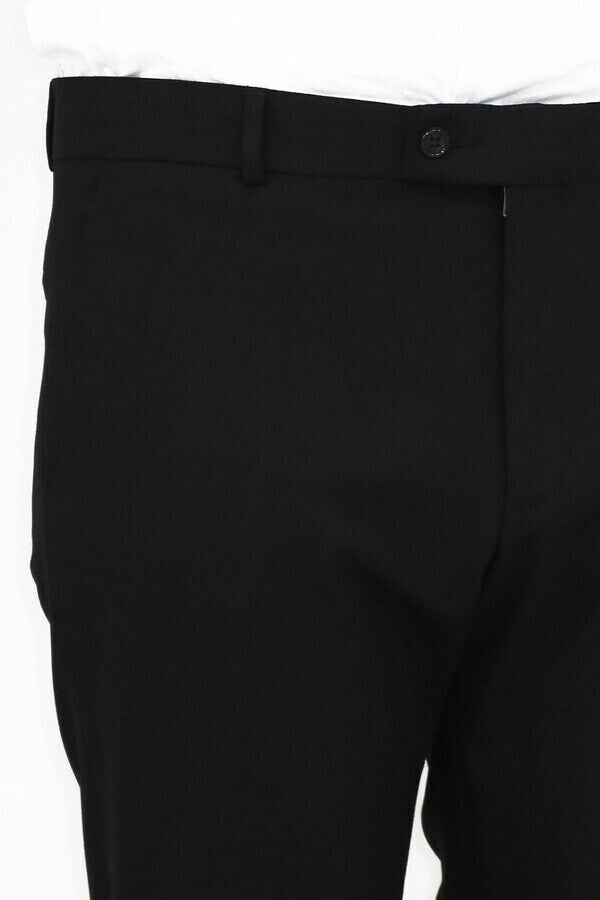 Slim Fit Siyah Erkek Pantolon - Wessi