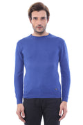 Crew Neck Indigo Knitwear - Wessi