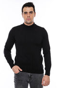 Half Turtleneck Black Knitwear - Wessi