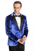 Kafide Lacivert Slim Fit Erkek Smokin Ceket - Wessi