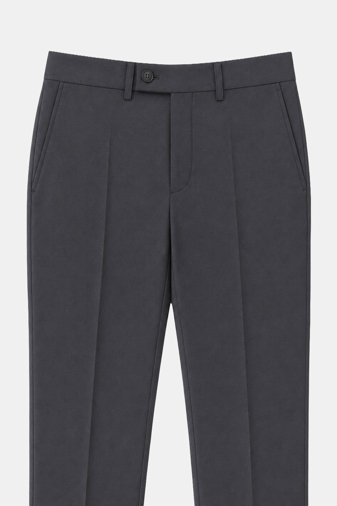 4 Drop Erkek Koyu Gri Dar Kesim Slim Fit Viskon Mono Yaka Takım Elbise