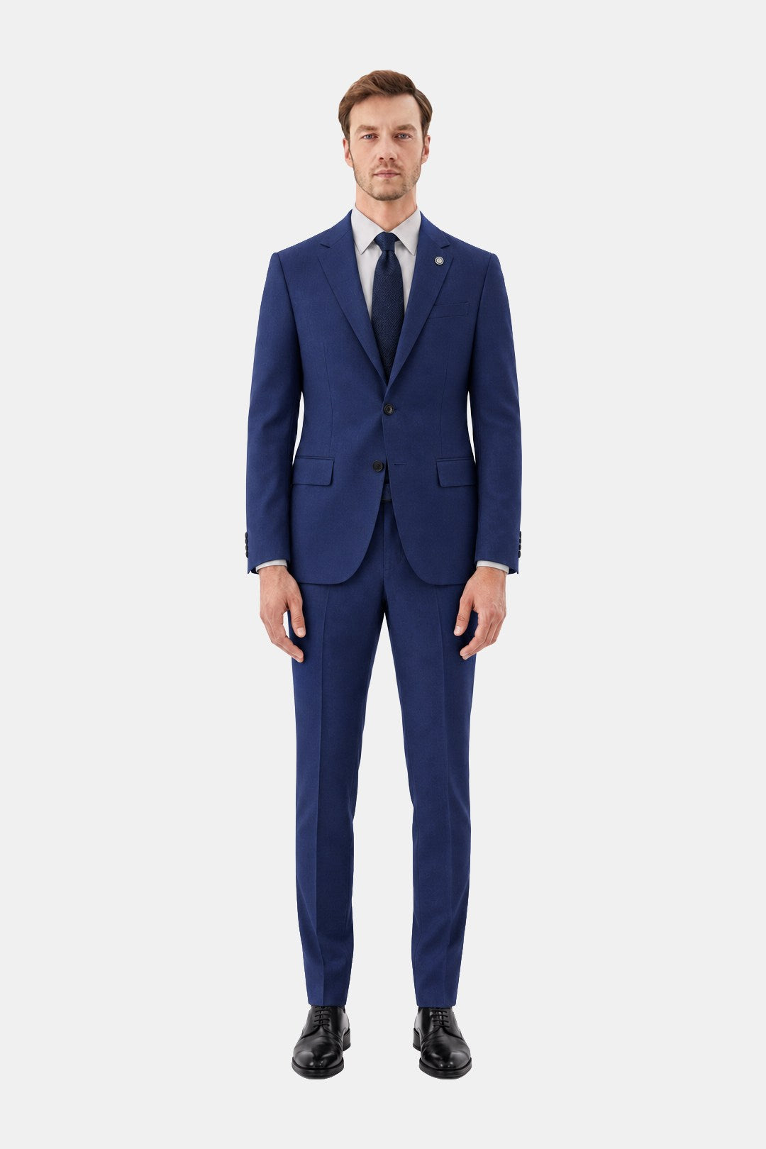 Açık Lacivert SABRİ ÖZEL SLIM FIT TAKIM ELBİSE