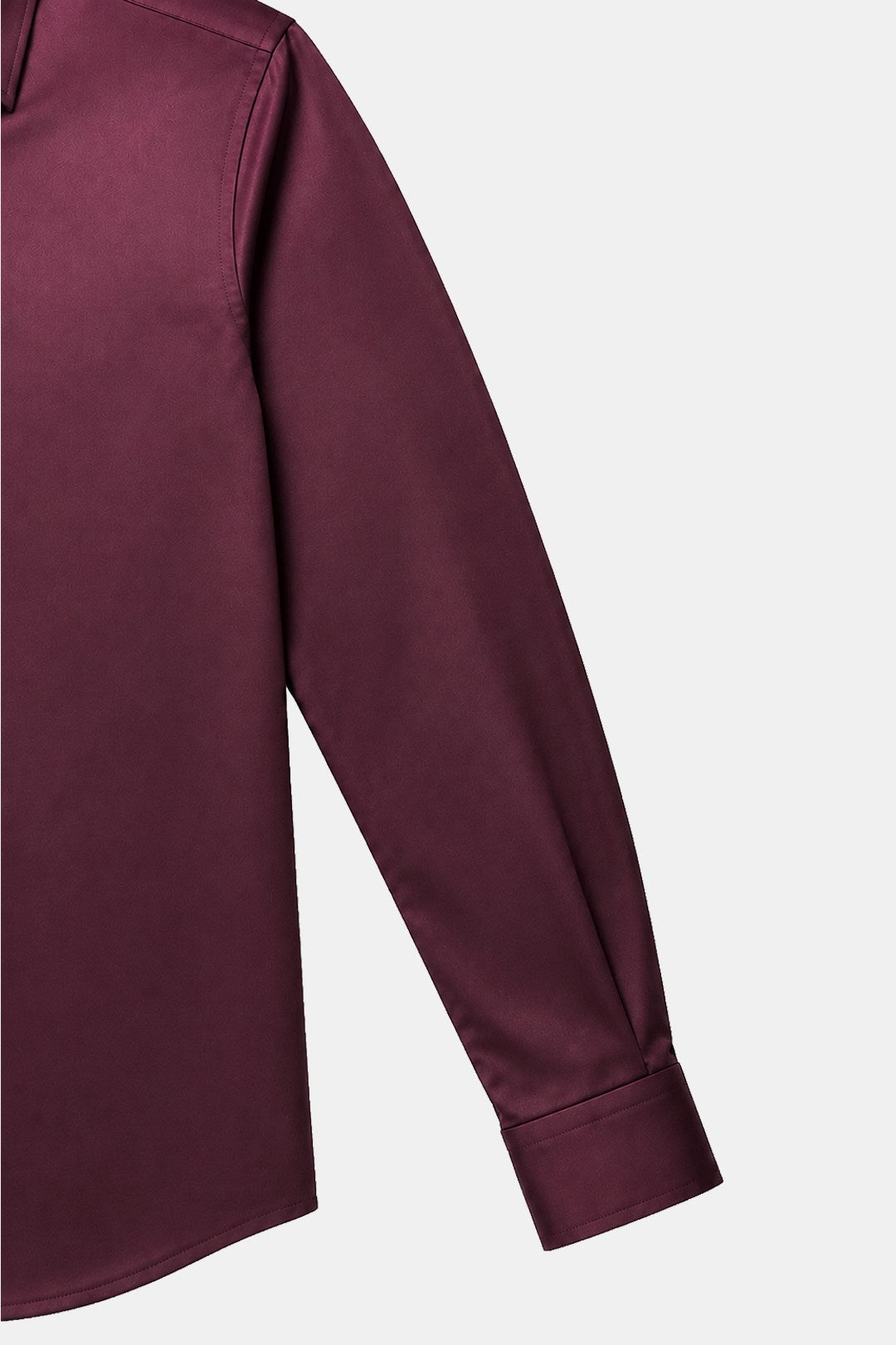 Bordo KLASİK YAKA REGULAR GÖMLEK