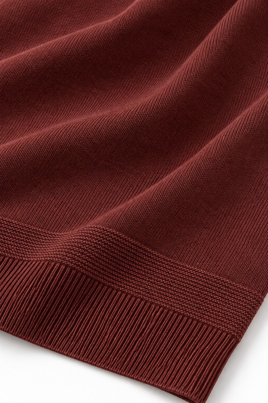 Bordo POLO YAKA DÜĞMELİ POLO YAKA TRİKO KAZAK