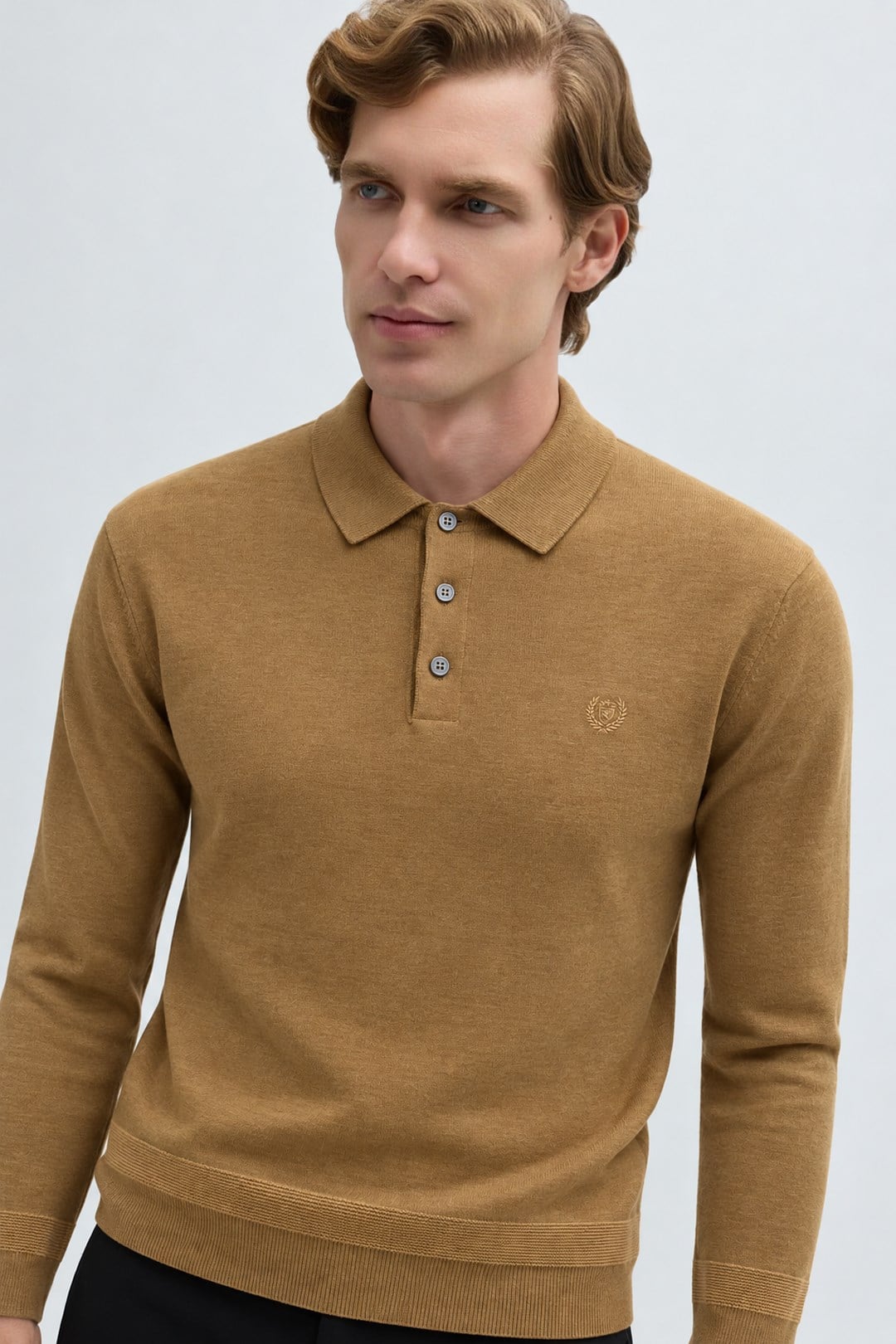 Camel POLO YAKA DÜĞMELİ POLO YAKA TRİKO KAZAK