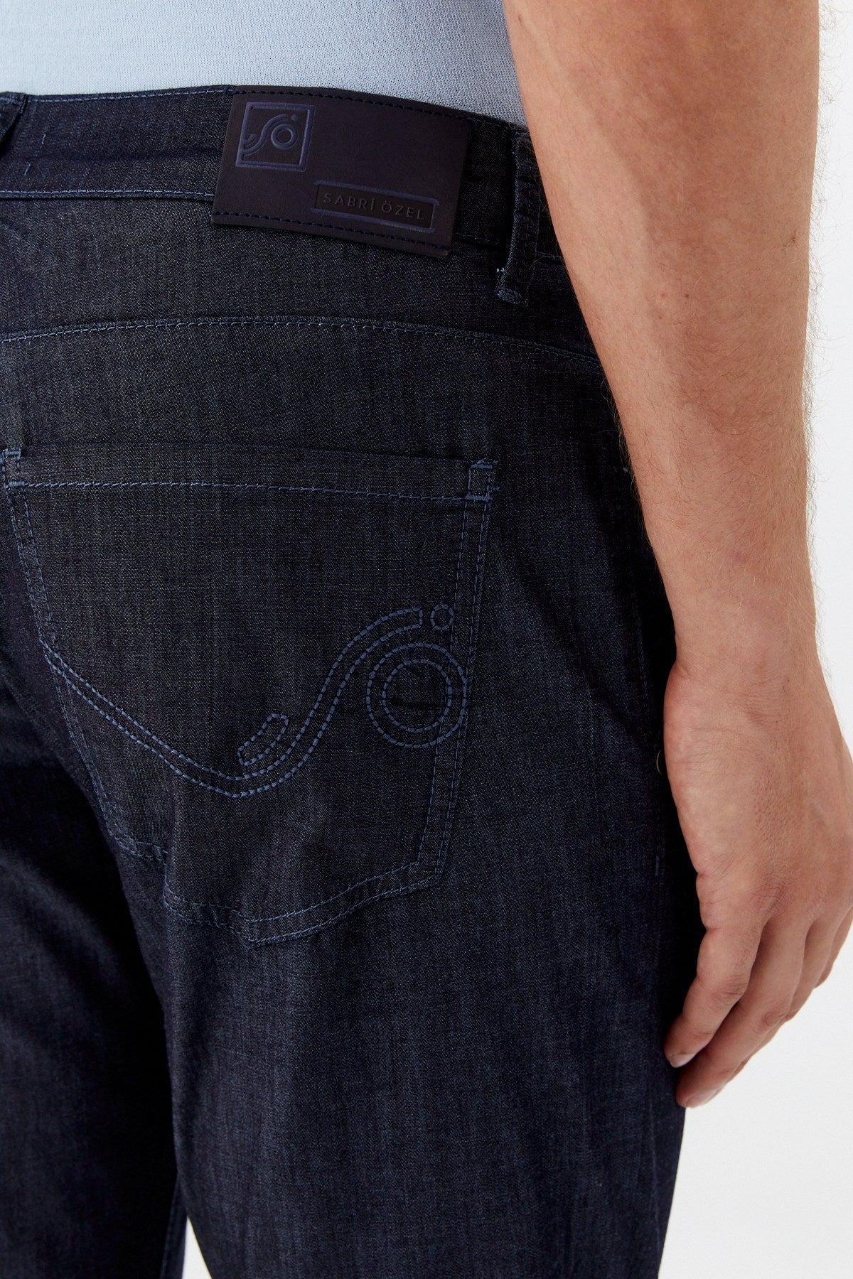 İndigo Normal Bel Klasik Paça Chino Pantolon