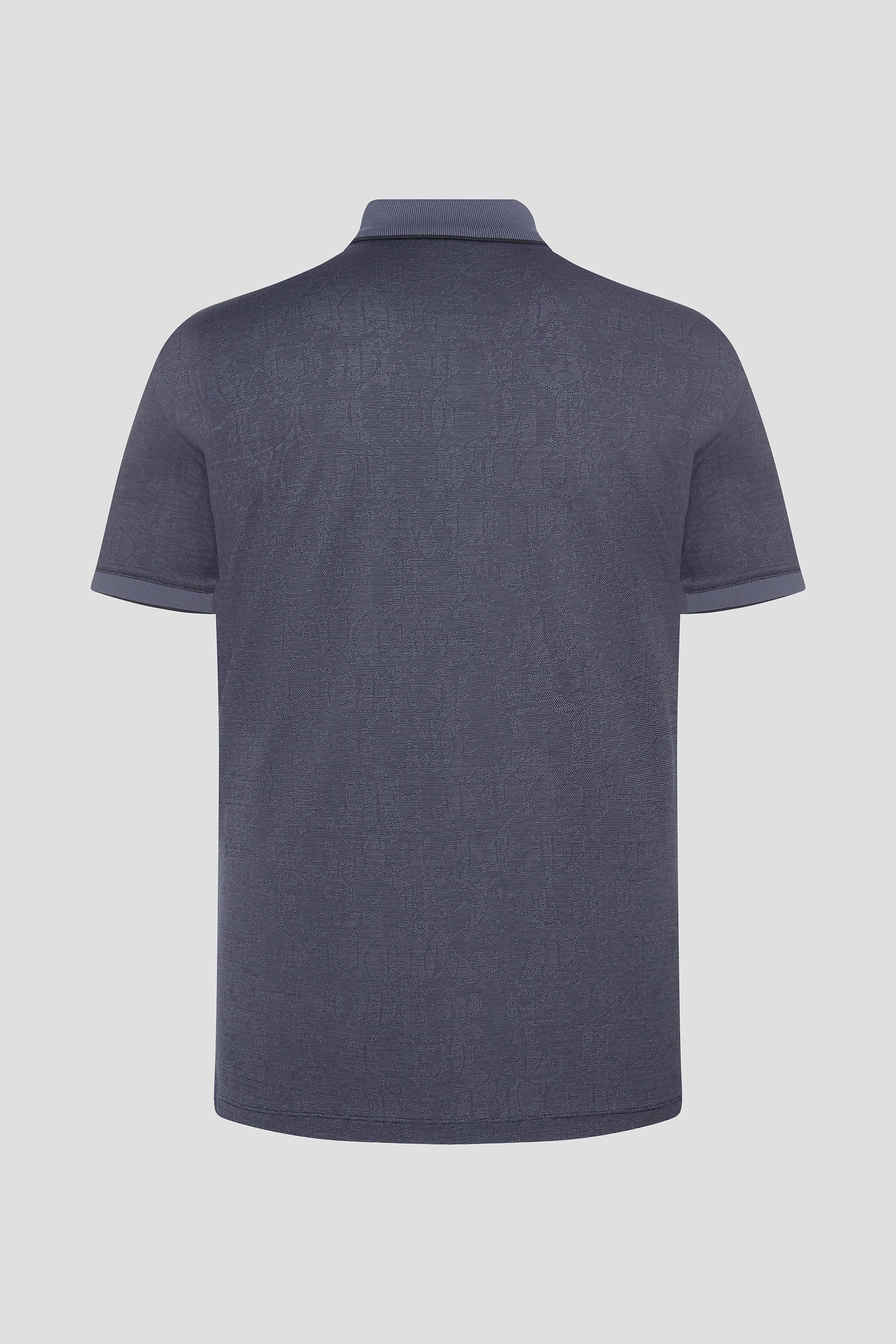 Füme %100 Pamuk Regular Fit Desenli Polo Yaka T-Shirt