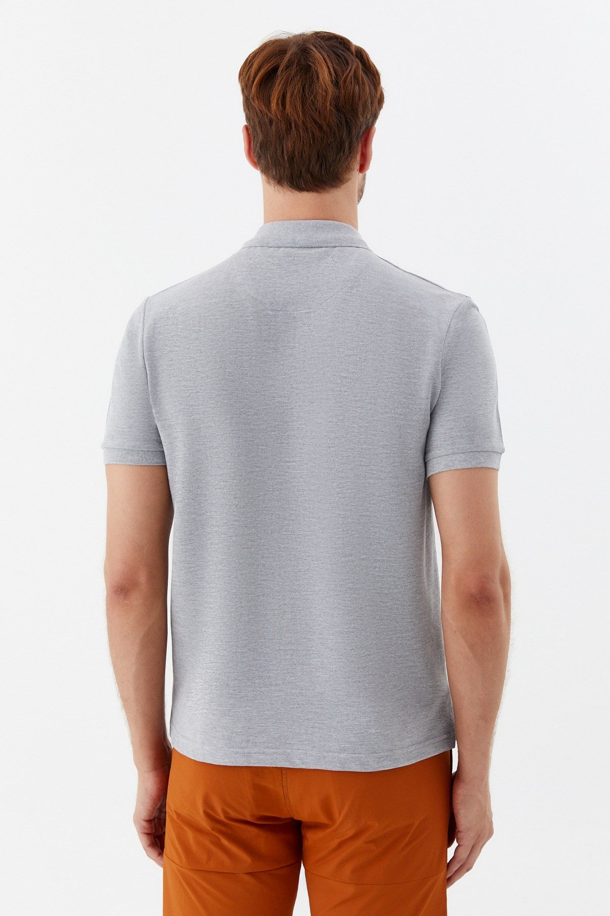 Gri Melanj 30/1 Tek Toplama Pike Polo