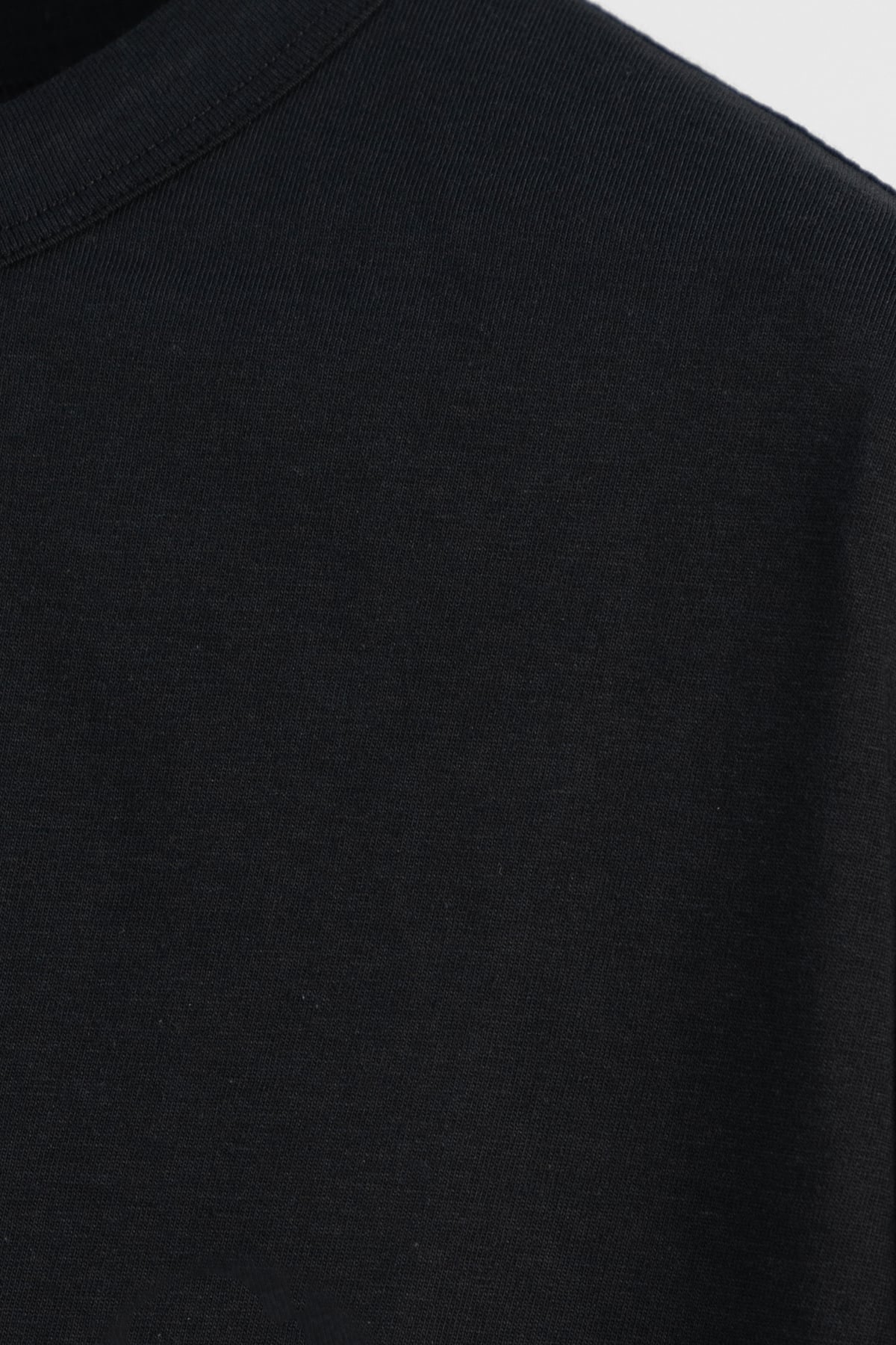 Erkek Siyah Normal Kesim Regular Fit %100 Pamuk Bisiklet Yaka Basic Tişört