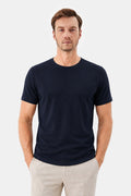 Midnight Navy SUPERFINE MERCERIZED COTTON T-SHIRT