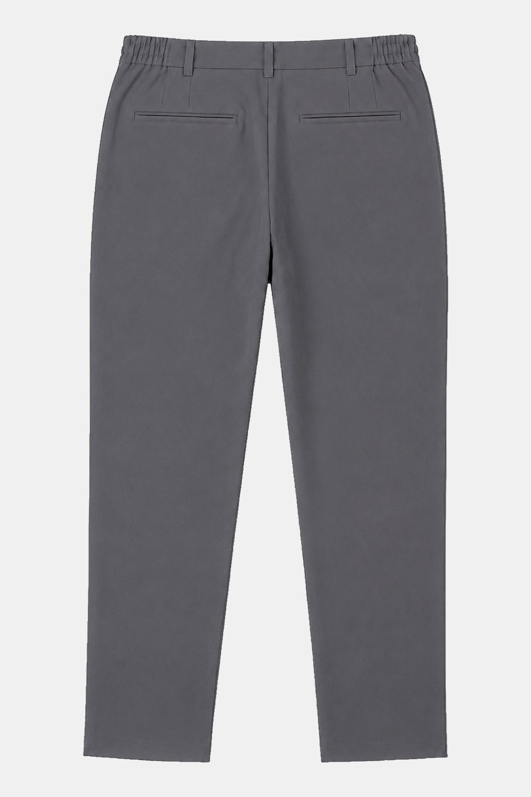 Gri Slim Fit Bel Bağcıklı Paraşüt Pantolon