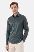 Khaki CLASSIC COLLAR REGULAR SHIRT