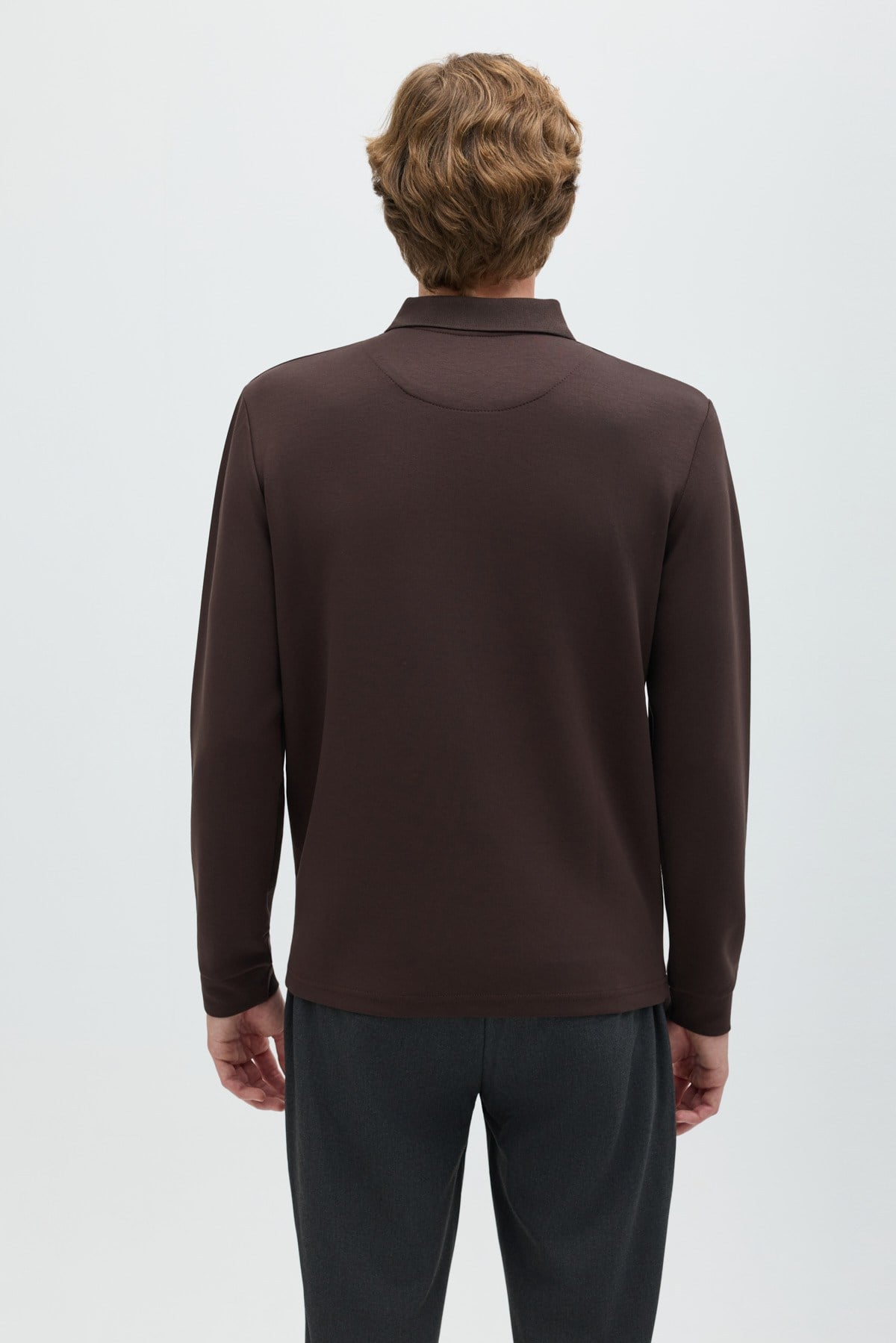 Kahve POLO YAKA SWEAT
