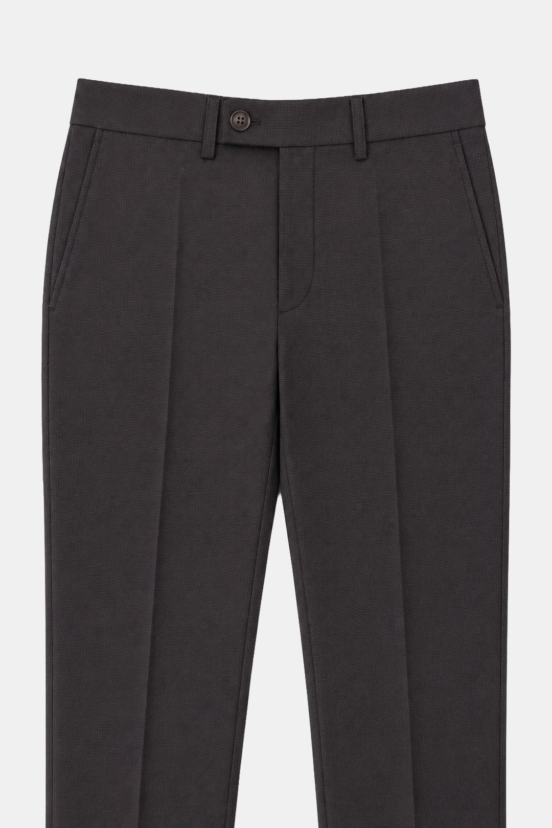 Kahve Slim Fit Normal Bel 6 Drop Mono Yaka Takım Elbise