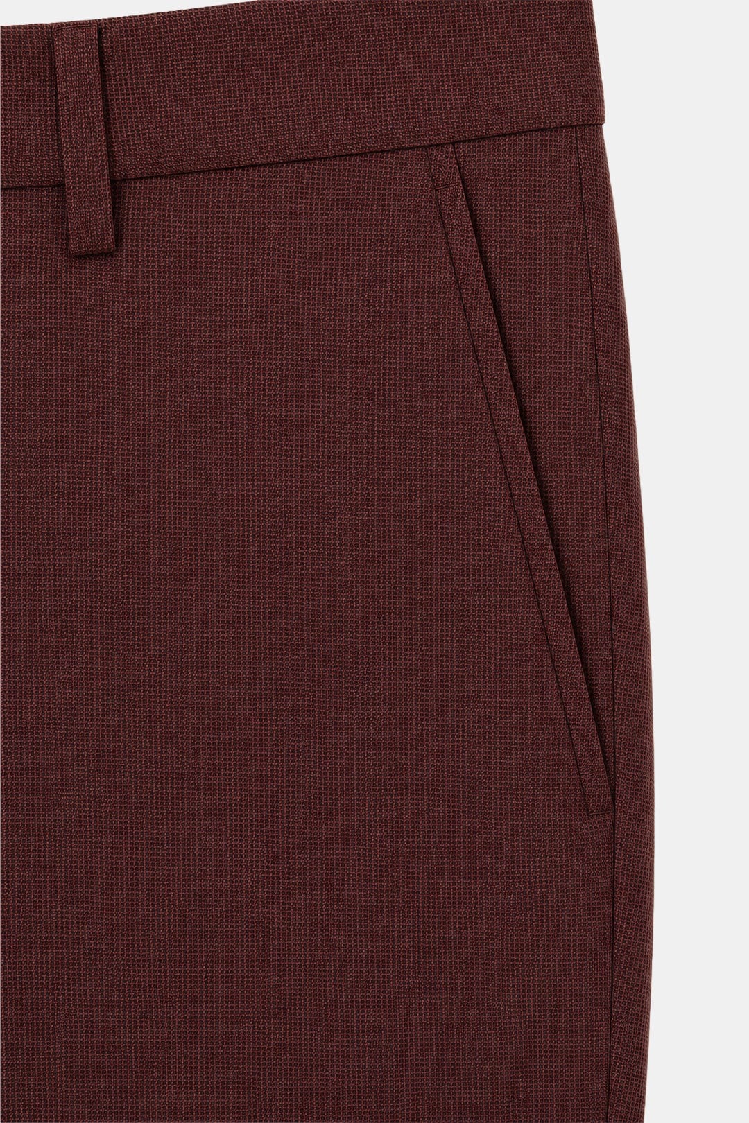 Kiremit Slim Fit Normal Bel 6 Drop Mono Yaka Takım Elbise
