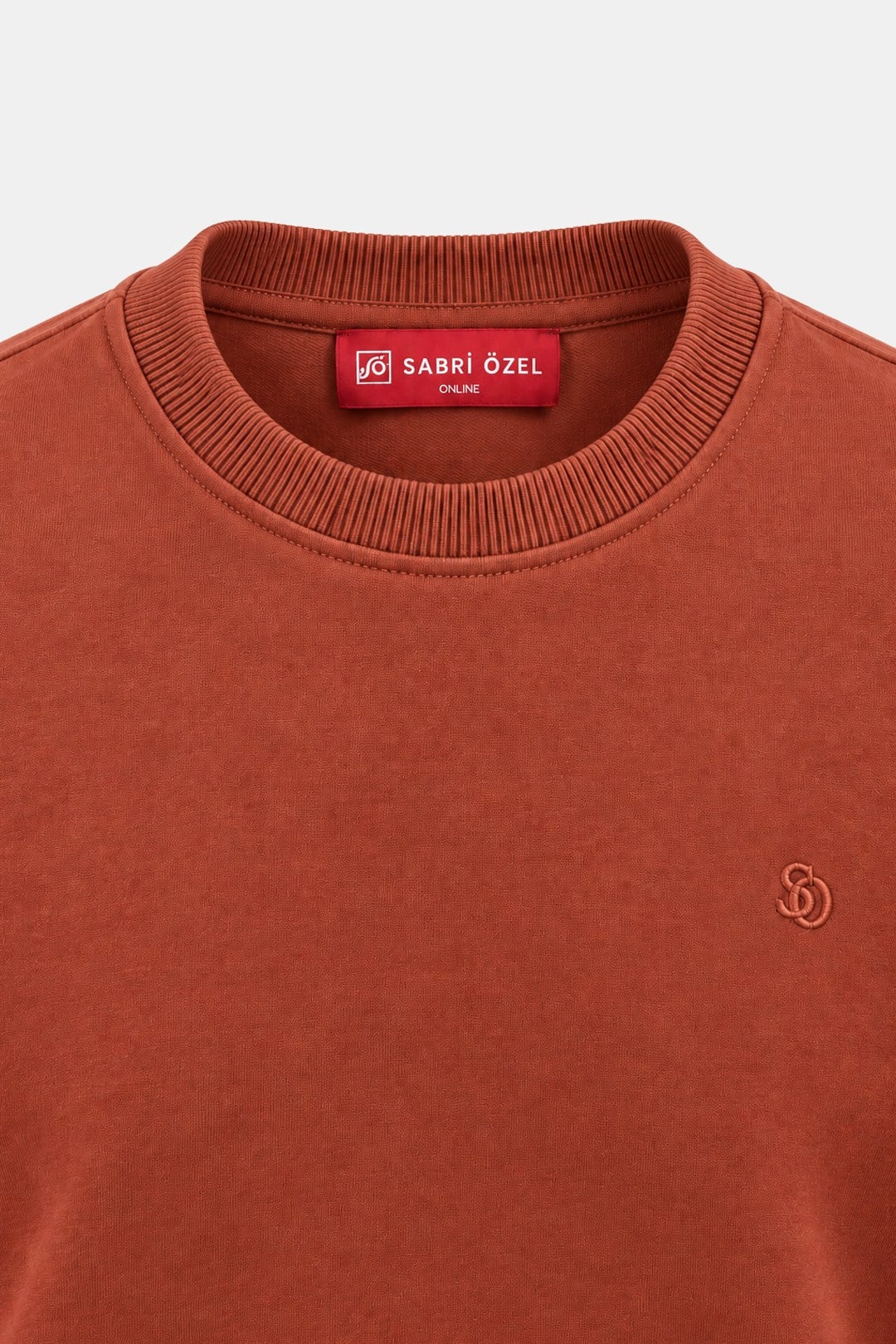 Kiremit Basic Erkek Sweatshirt