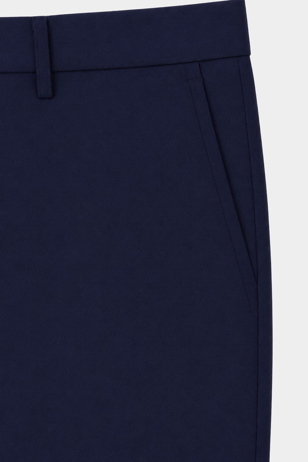 Koyu Lacivert Slim Fit Düz Paça 6 Drop Mono Yaka Klasik Takım Elbise