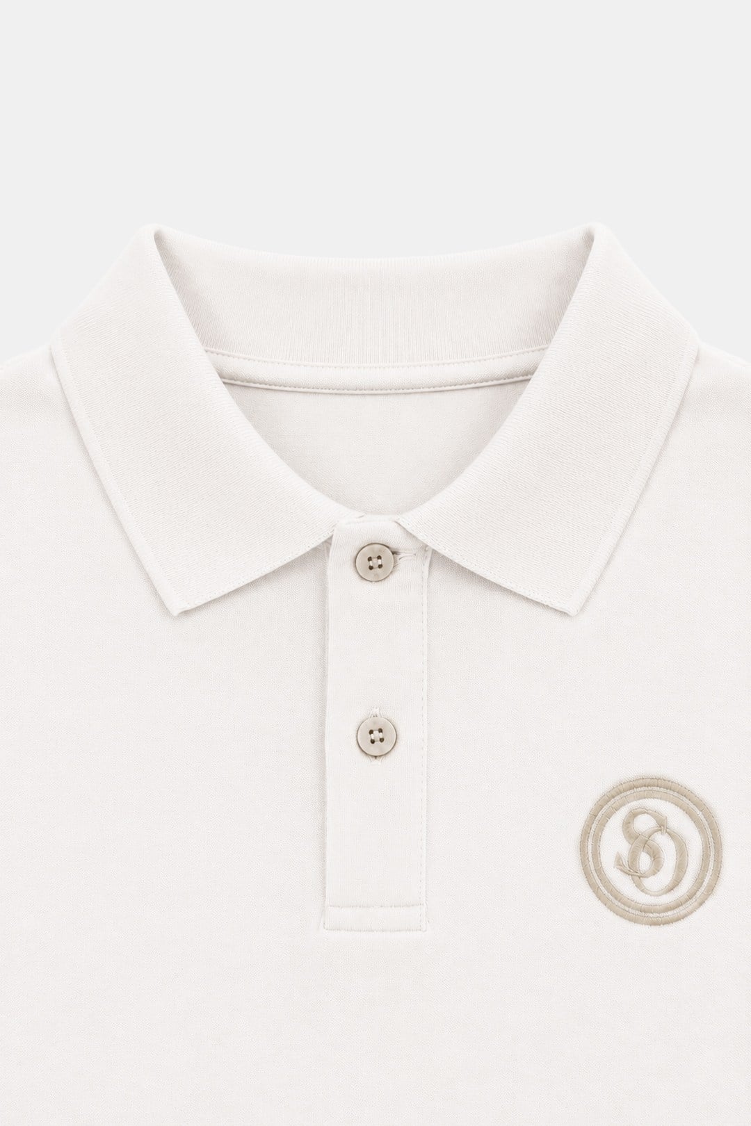 Krem POLO YAKA TİŞÖRT