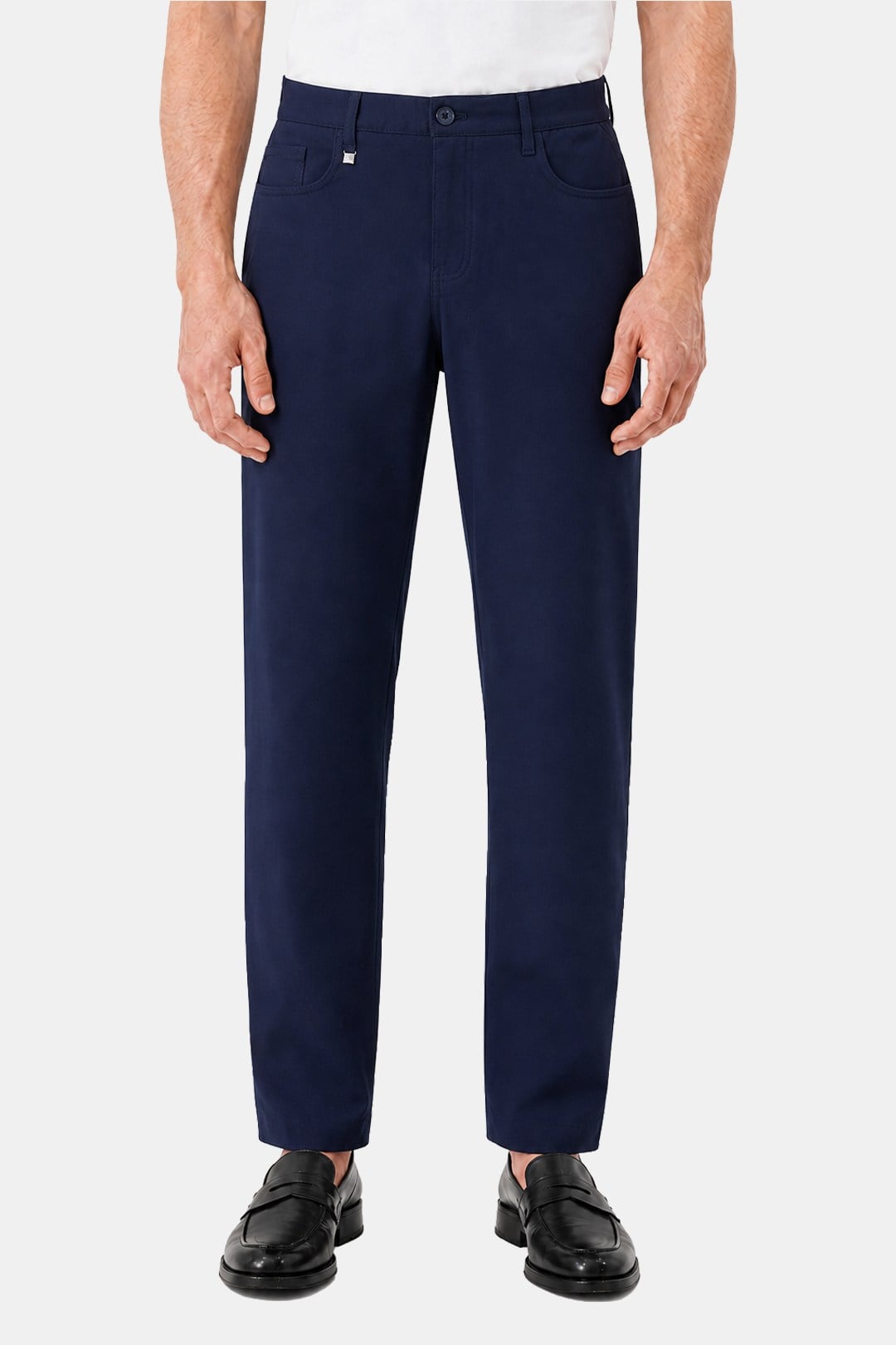 Lacivert Regular Fit Esnek Dokuma Erkek Pantolon