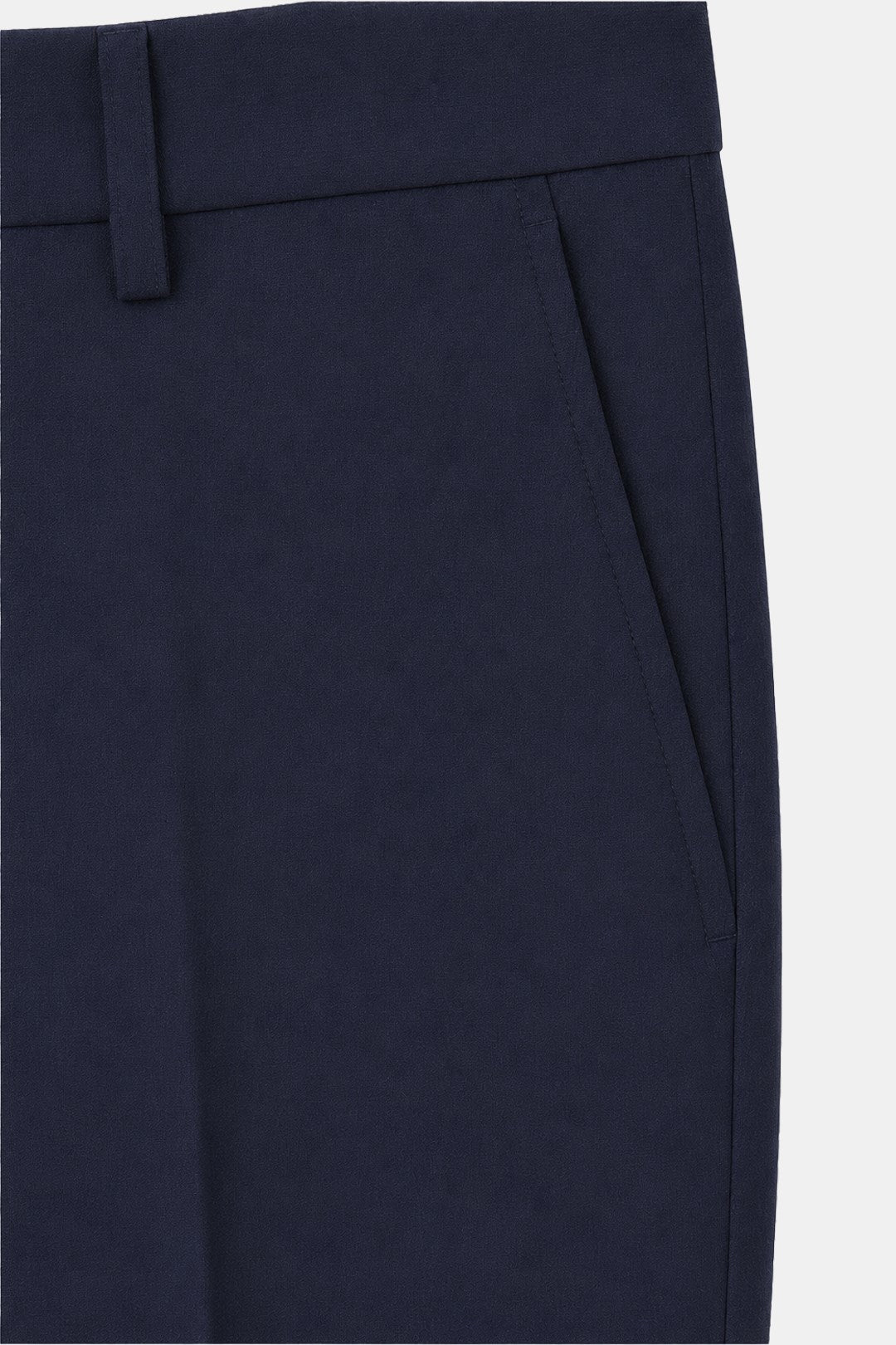 Lacivert Slim Fit Düz Paça 6 Drop Mono Yaka Klasik Takım Elbise