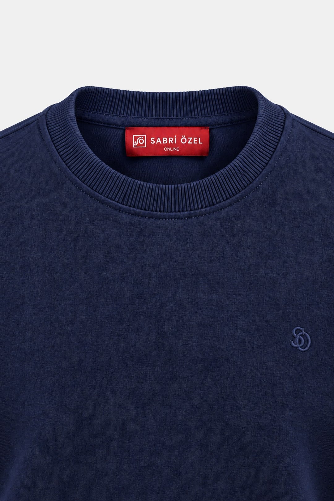 Lacivert Basic Erkek Sweatshirt