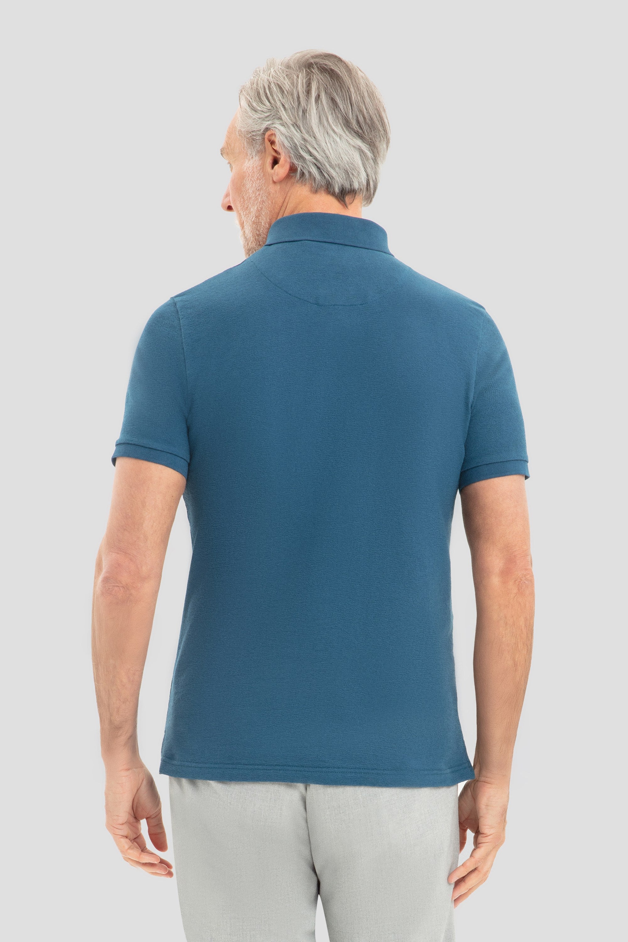 Parlement 100% Pamuk Çıtçıt Kapama Polo Yaka Kısa Kollu T-Shirt