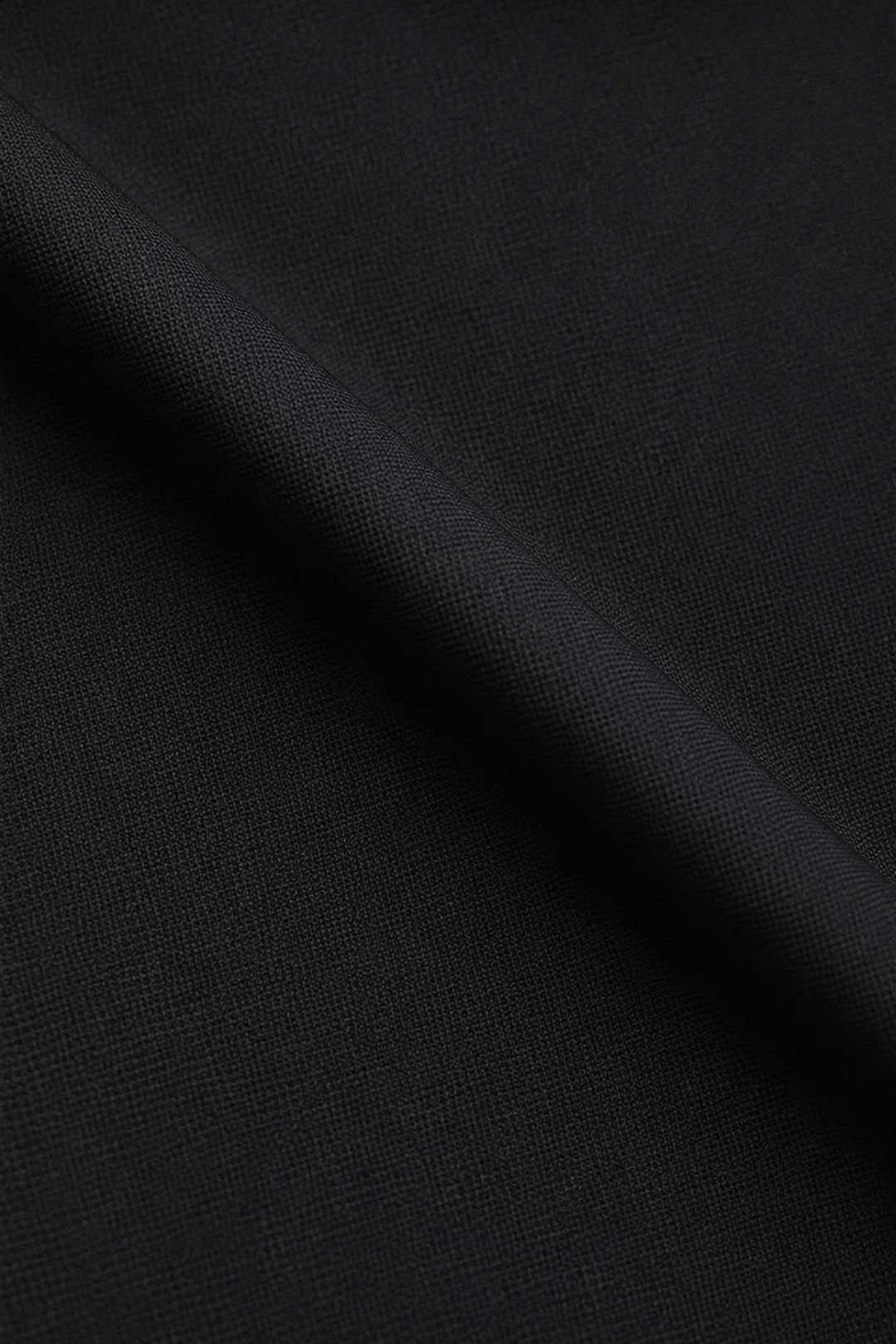 Siyah Slim Fit Düz Paça 6 Drop Mono Yaka Klasik Takım Elbise