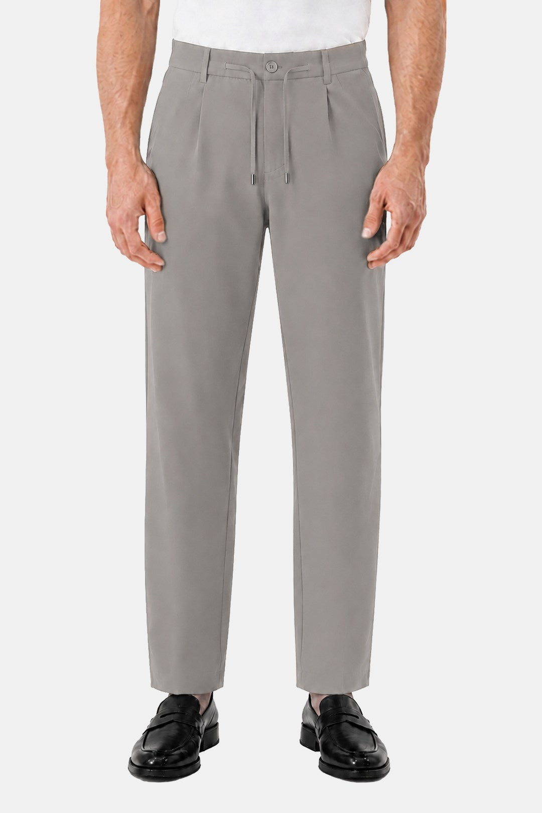 Vizon Slim Fit Bel Bağcıklı Paraşüt Pantolon