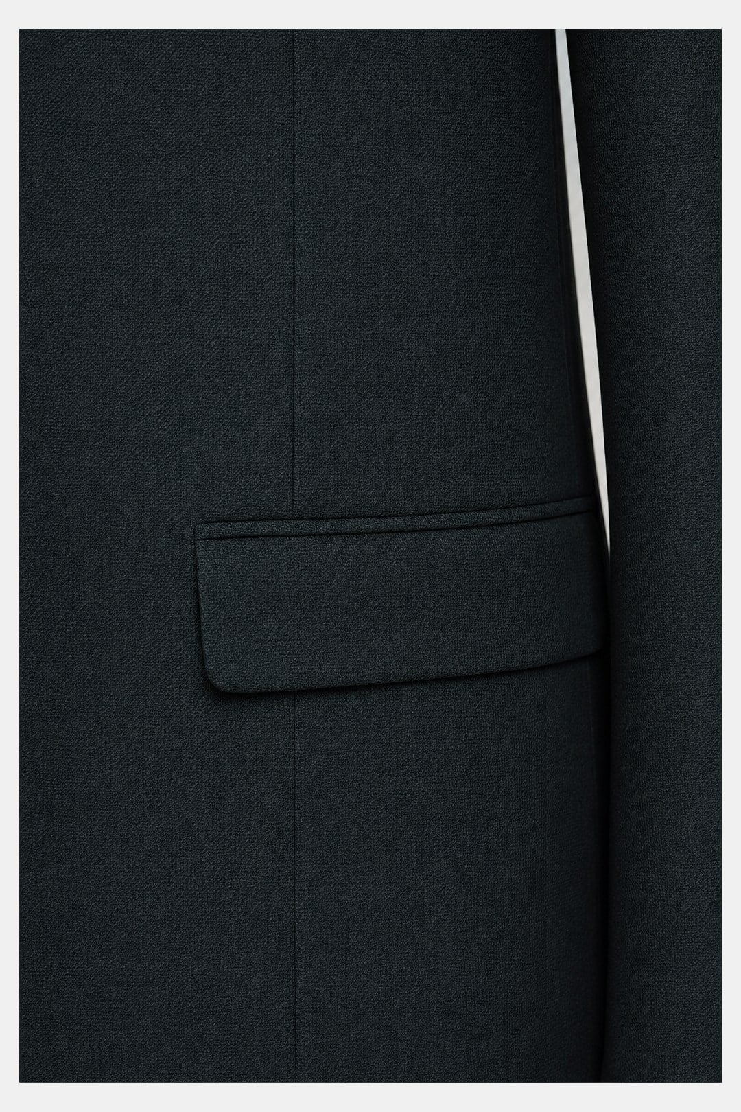 Yeşil Slim Fit Normal Bel 6 Drop Mono Yaka Takım Elbise
