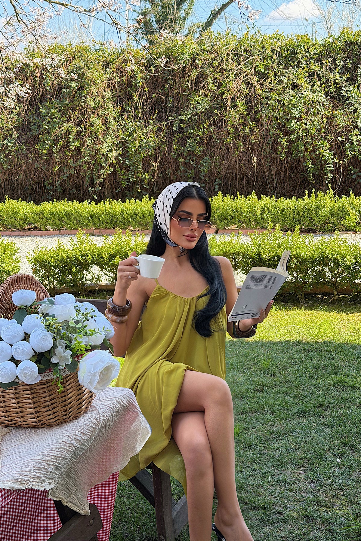 Sarı Isobel Elbise ATE-3505