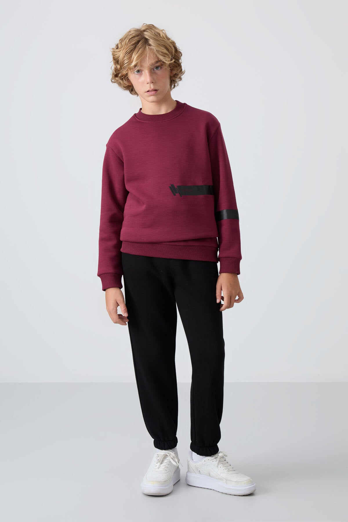 Standart Fit Basic 2'li Paket Siyah-Çam Yeşili Erkek Çocuk Eşofman Alt - 11225