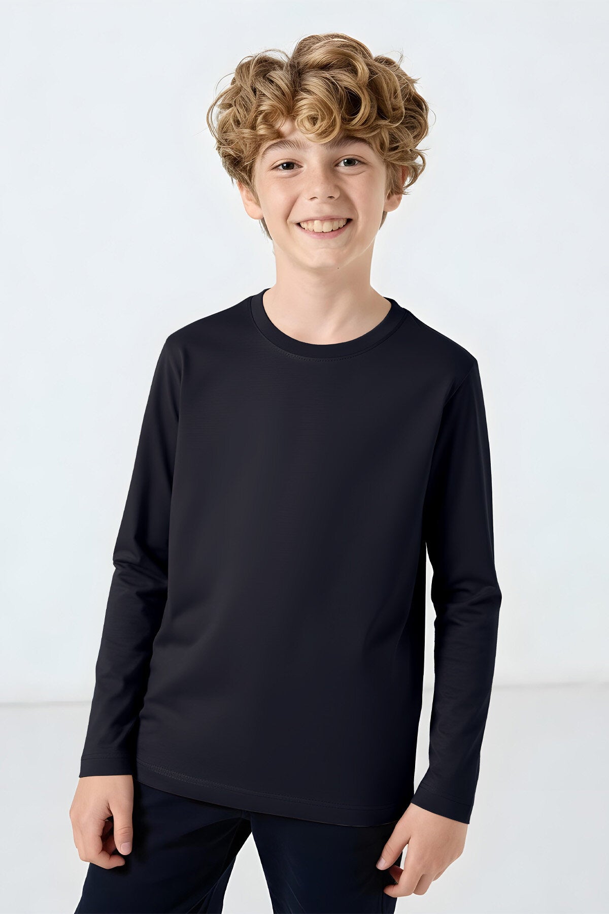 Standart Fit Basic O Yaka 5'li Paket Unisex Çocuk T-Shirt - 11329