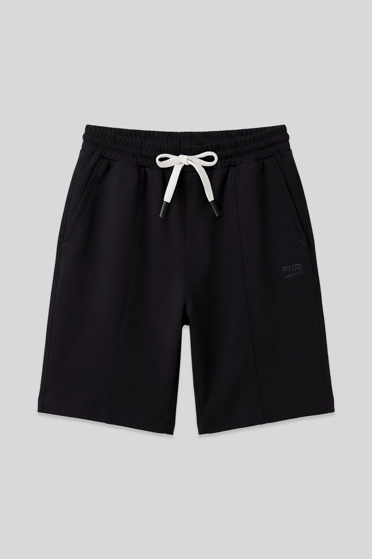 Standart Fit Basic 2'li Paket Siyah-Gri Melanj Erkek Şort - 81277