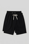 Standard Fit 2-Pack Black Men's Shorts - 81314