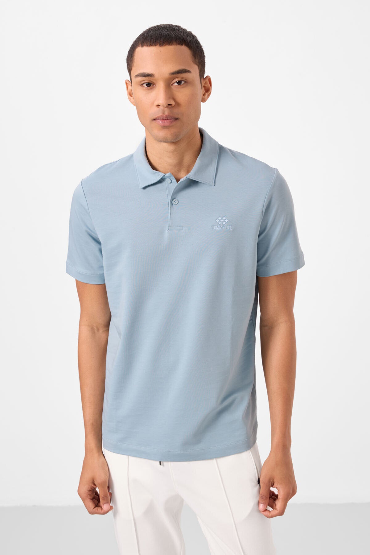 Standart Fit Basic Polo Yaka 5'li Paket Erkek T-Shirt - 87748