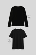 Basic Crew Neck 2-Pack Black Women’s T-Shirt
